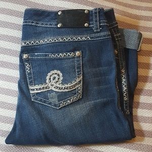 Seven7 Luxe Cropped Jeans Sz 16